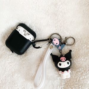 😈🌺 Kuromi airpod silicone case